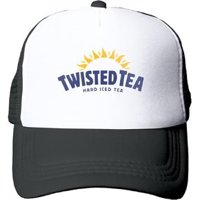 T-Wisted T-Ea Trucker Cap Light Weight Vintage Snapback Hat Retro Style Baseball Hat Casual Adjustable Strap for Men/Women