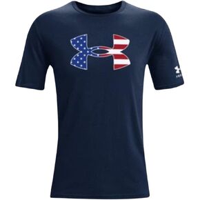 Under Armour UA Freedom Logo (US, Alpha, Medium, Regular, Regular, Academy Blue (408)/White)