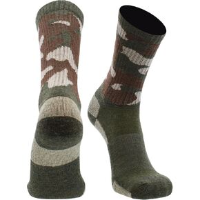 TCK Merino Wool Socks for Men & Women for hiking, hunting, mountain biking - crew length for boots