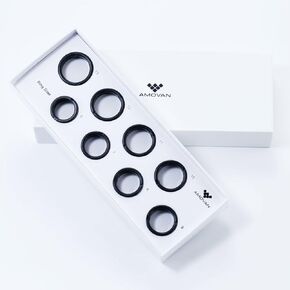 AMOVAN Ring Sizer Measuring Tool Size Kit is Used to Measure The US Size 6-13 for The Smart Ring