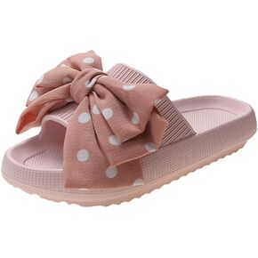 TENVEBLE NATURALLY Flower Cloud Sliders for Women Non-Slip Bath Slippers House Quick Drying Slides Pillow Slipper Open Toe Soft Sandals Pink Yellow White Black
