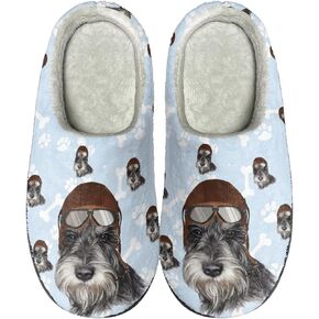 Warm Slippers for Men Women Soft Comy House Slippers Lightweight Slip-On Fluffy Bedroom Home Shoes