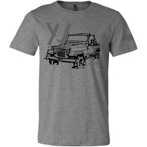 Jeep Wrangler JL, JT Gladiator, CJ, YJ, TJ, JK Triblend Supersoft T-Shirts