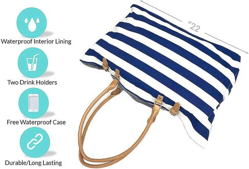 Keho Waterproof Beach Bag with Pockets For Women (Sandproof) in Kuwait