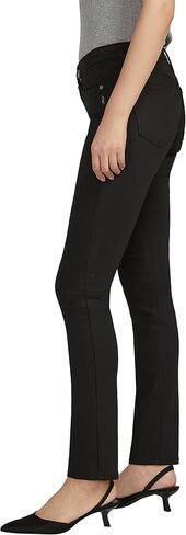 Silver Jeans Co. Women's Suki Mid Rise Curvy Fit Straight Leg Jeans, Dark Wash FRB548, 31W x 31L in Saudi Arabia