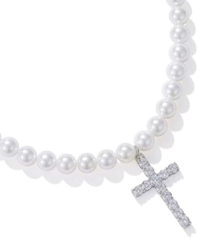 Halukakah Pearl Necklace for Men - Genuine Natural Pearls Necklace & Bracelet - Perfect For Hip Hop or Formal Attire - Handmade Classic & Contemporary Designs for Special Occasions or Everyday Wear in Saudi Arabia