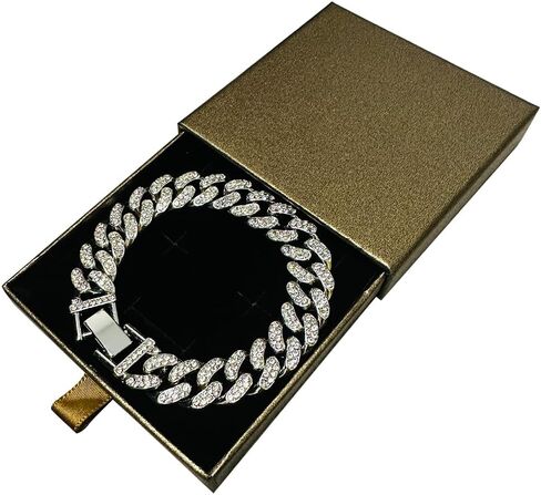 Cuban Link Chain Bracelet for Mens Alloy Diamond Cut 18mm 21mm Stainless Steel Chain Hip Hop Jewelry in Saudi Arabia