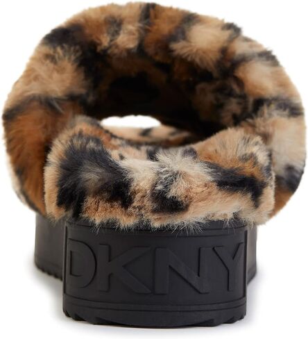 DKNY womens Palz Slipper, Brown Camel Multi, 8 US in Saudi Arabia
