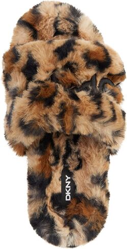 DKNY womens Palz Slipper, Brown Camel Multi, 8 US in Saudi Arabia