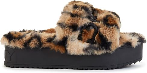 DKNY womens Palz Slipper, Brown Camel Multi, 8 US in Saudi Arabia