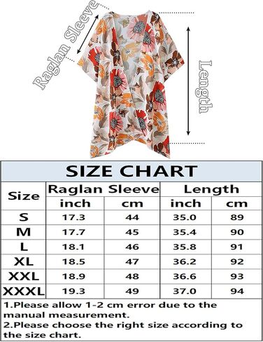 MayBuy Women’s Beach Swimwear Swimsuit Bathing Suit Cover Ups Long Kimono Cardigans Dusters in Kuwait
