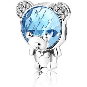 925 Sterling Silver Charms for Bracelets and Necklaces Princess Dress Heart Bear Beads Dangle Pendants Jewelry Birthday Gifts for Women Girls Mothers Day Gift