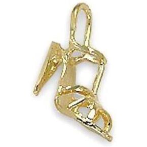 FindingKing 14K Gold SMALL HIGH HEEL SHOE