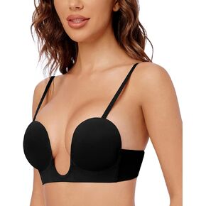 حمالة صدر نسائية من Wekofi ذات سلك داخلي رافعة عميقة على شكل حرف V مثيرة ذات قصة منخفضة متعددة الاتجاهات in Kuwait