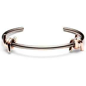 MVMT Women's Double Barbed Cuff Taupe/Rose Gold Bracelet | 160 mm in Kuwait