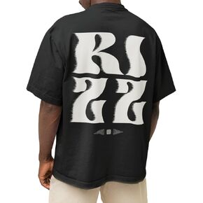 Men's Loose Fit Heavyweight Streetwear Rizz Graphic T-Shirt