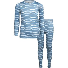 Reebok Girls’ Thermal Underwear Set – Performance Base Layer Long Sleeve T-Shirt and Leggings (S-L)