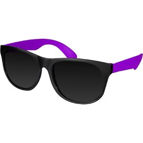 Windy City Novelties Retro Neon Colorful Arm Sunglasses for Adults Kids Party Favors - 12 Pack