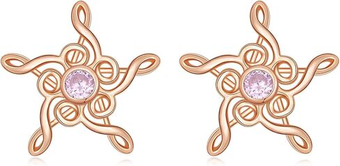 Original Music Note Earrings Studs for Women, Girl, Star/Flower Earring Gift for Music Lovers, S925 Sterling Silver Sensitive Earrings for Women Hypoallergenic Studs in Kuwait