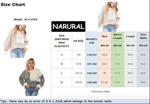 2024 سترات نسائية خفيفة الوزن ذات كتلة ألوان مختلط نمط منسدل الكتف بلوفر طويل الأكمام فانوس in Kuwait