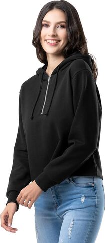 Lee Women's Quarter Zip Fleece Hoodie in Saudi Arabia