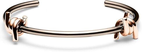 MVMT Women's Double Barbed Cuff Taupe/Rose Gold Bracelet | 160 mm in Saudi Arabia