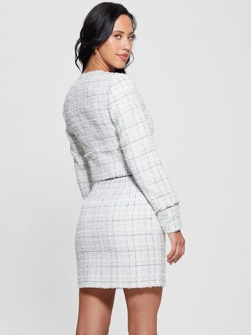 GUESS Women's Long Sleeve Sofia Tweed Jacket in Saudi Arabia