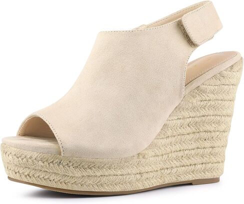 صندل نسائي من Allegra K بكعب عريض وكعب سميك in Kuwait