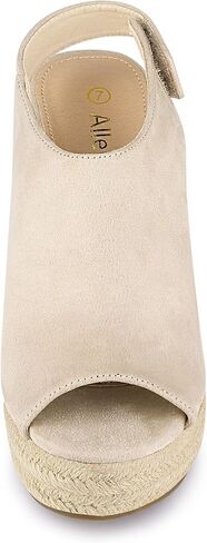 صندل نسائي من Allegra K بكعب عريض وكعب سميك in Kuwait