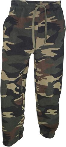 Yasumond Joggers for Men Fleece Lined Jogging Open Leg Sweatpants Elastic Waistband with Pockets in Saudi Arabia