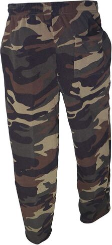 Yasumond Joggers for Men Fleece Lined Jogging Open Leg Sweatpants Elastic Waistband with Pockets in Saudi Arabia