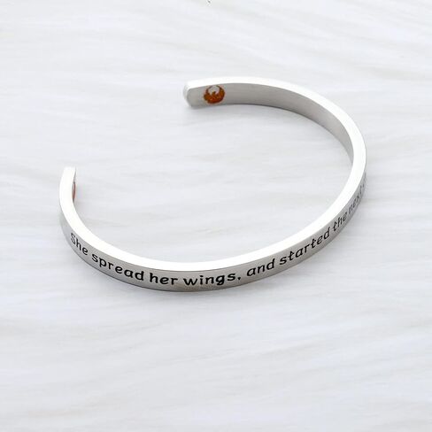 UJIMS Inspirational Phoenix Keychain New Beginning Gifts Started The Next Chapter Of Her Journey Rising Phoenix Jewelry in Kuwait