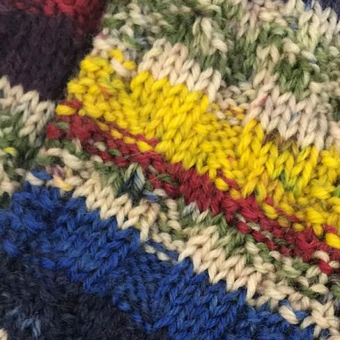 جوارب صوف أيرلندية من Fair Isle للنساء، جوارب ملونة بطول الركبة، صنعت في أيرلندا in Kuwait