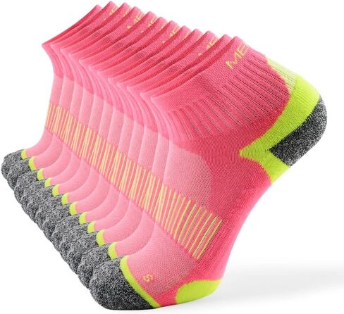 جوارب للجري للكاحل للنساء والرجال، جوارب رياضية بدون عرض مبطنة (6 أزواج) in Kuwait