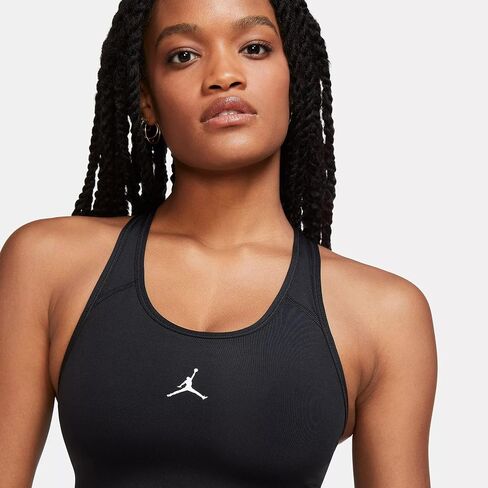 Nike Air Jordan Women's Sports Bra Black, (US, Alpha, Large, Regular, Regular, Black/White(Jordan)) in Saudi Arabia