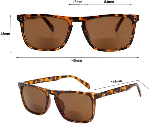 VITENZI Bifocal Sunglasses for Men and Women Designer Reading Sun Tinted Glasses with Readers - Trento in Saudi Arabia