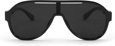 FEISEDY Polarized Men Women Sunglasses, Oversized Aviator Fahion One Piece Sun Glasses, Lightweight TR90 Frame B4080 in Saudi Arabia