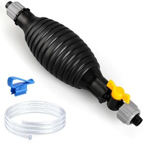 خرطوم سيفون من Yipin للبنزين، مضخة مصاصة سائلة متعددة الوظائف، مع صمام تدفق خرطوم سيفون وإبزيم تثبيت، للغاز والبنزين والديزل وزيت الماء السائل وخزان الأسماك in Kuwait