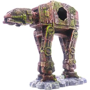 Star Wars Aquarium Decorations, Cool Straight Walking Land Tank Aquarium Ornament, Alien Fish Tank Decorations for Betta, Small