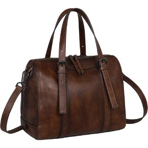 Iswee Genuine Leather Handbags for Women Shoulder Bag Small Satchel Purse Luxury Handbags Crossbody Bag