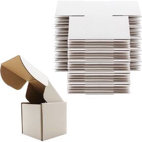 12x9x3 inch Shipping Boxes, White Corrugated Cardboard Box Literature Mailing Shipping Packaging Recyclable Storage Boxes and Craft Gifts Giving Products Business White Box Set of 20 (12''x9''x3'')