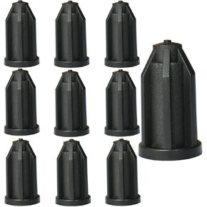 Caster Sockets Sleeve, Plastic Caster Stem Inserts Wheel Socket for Stem Caster, Grip Ring Caster, Chair Legs in Saudi Arabia