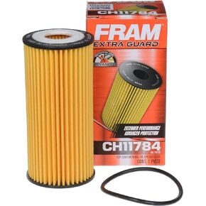 FRAM Extra Guard CH11784, 10K Mile Change Automotive Replacement Interval Cartridge Engine Oil Filter for Select Vehicle Models