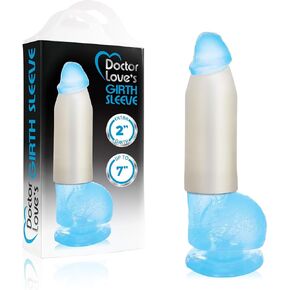 كم محيط الجسم من Doctor Love's GS-7-10-30 مقاس 7 بوصات مع محيط إضافي مقاس 1 بوصة، لحم خفيف