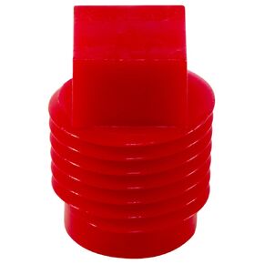 Caplugs P-18 P Series – Plastic Threaded Plug for NPT/NPS Pipe Fittings, 1000 Pack, Red HD-PE, Thread Size NPT 1/8" Tapered & Straight, Temporary Seals, Thread Protection, Leak Prevention (99191148)
