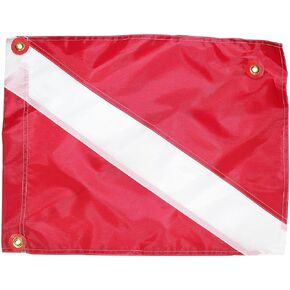 SGT KNOTS Nylon Alpha Diver Down Safety Flag - International Scuba Diving and Underwater Activities and More