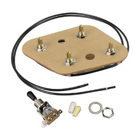 OriPure Pre-wired Guitar Circut Wiring Kit 2T2V 500K 473J 200V 0.047uF 3 Way Switch Circuit for Les Paul Guitar Part