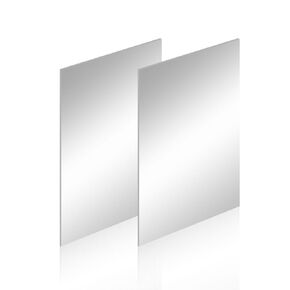 2PCS 304 Stainless Steel Sheets, 11.7 * 8.3inches Heat-Resistant Stainless Steel Plates, Double Side Film Attached Plates for Industry, Mechanical Cutting, DIY Engineer, Precision Machining