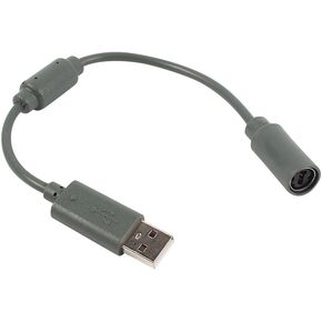 Yosoo Health Gear Converter Wire, Gamepad Cable, Replacement Wired Controller USB Breakaway Adapter Connection Cable Cord for XBOX360 Gray