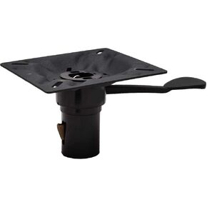 Attwood 238141-1 238 Series Seat Mount - Stainless Steel, Left Handle, 3° Tilt